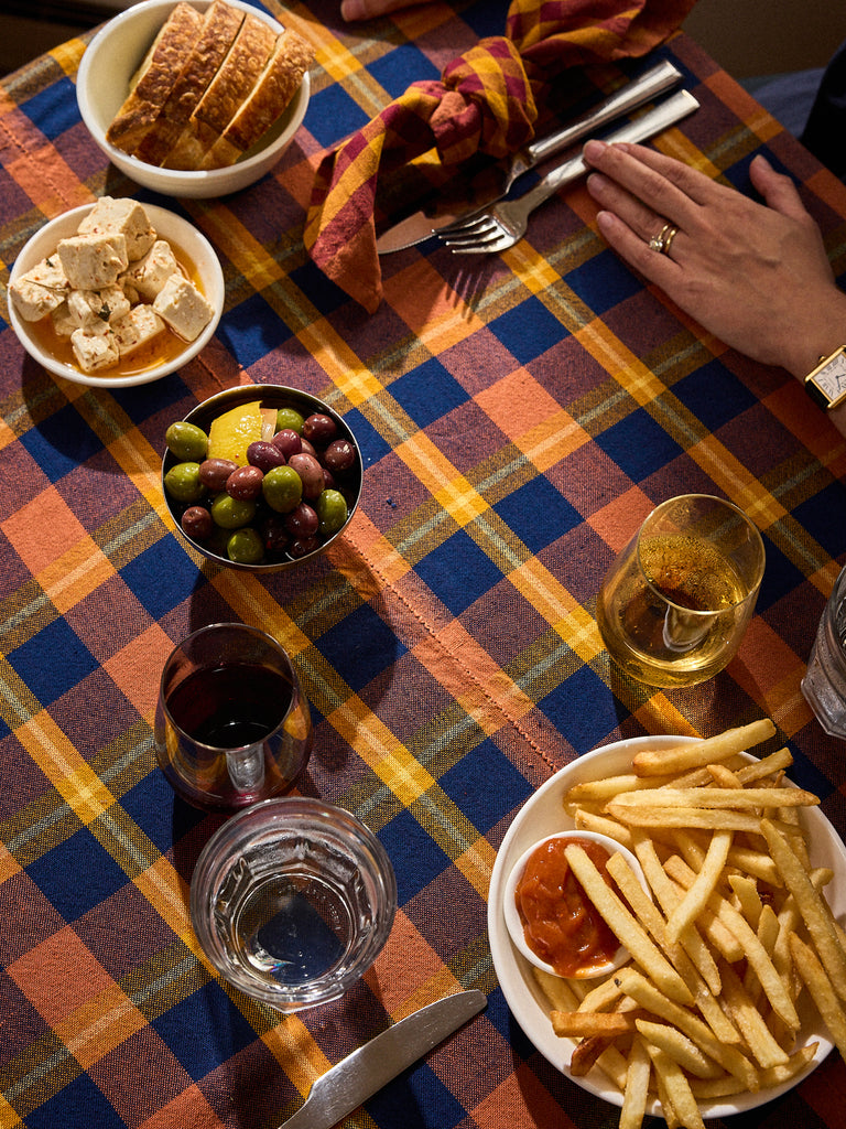 Charleston Plaid Tablecloth - Bailey