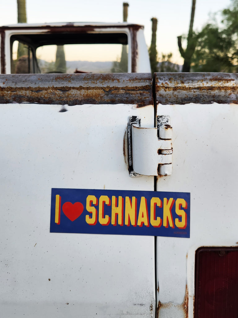 Bumper Magnet - I HEART SCHNACKS