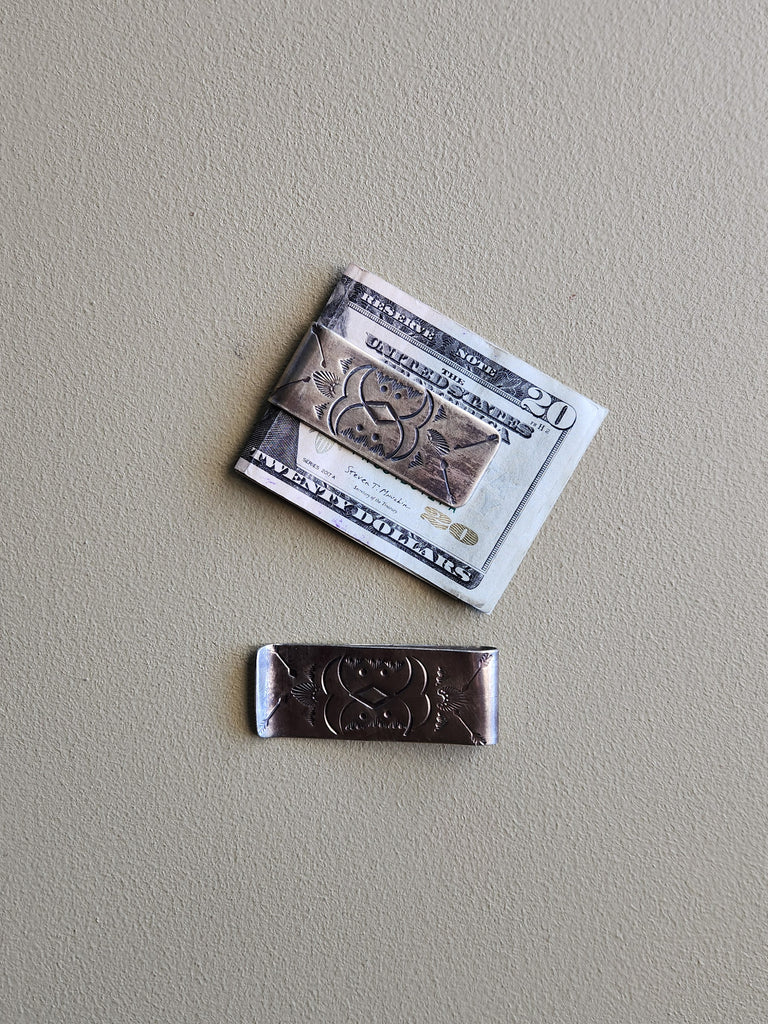 Silver Money Clip - Axe