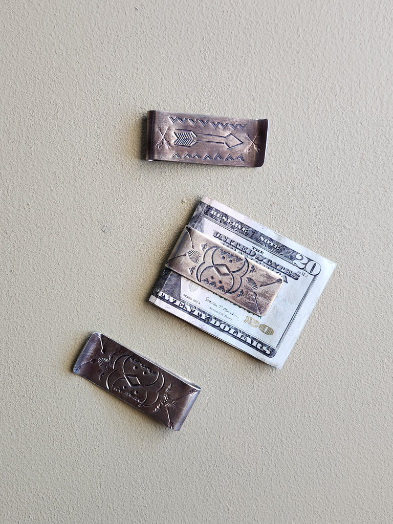 Silver Money Clip - Axe