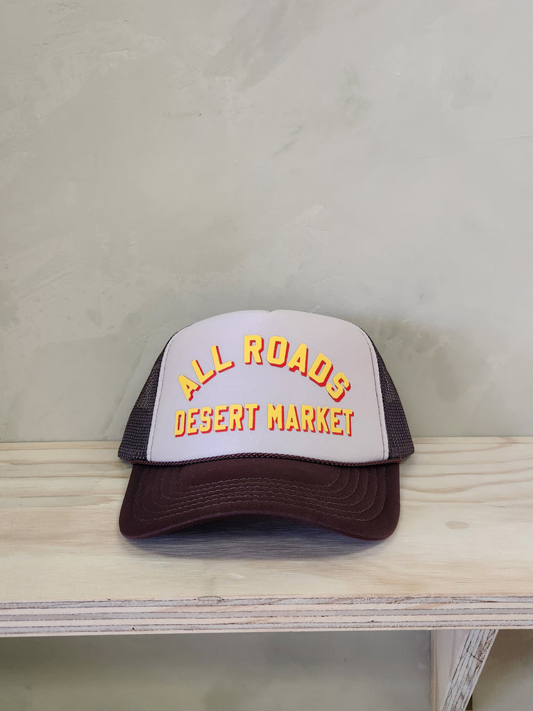 Desert Market Trucker Hat - Brown