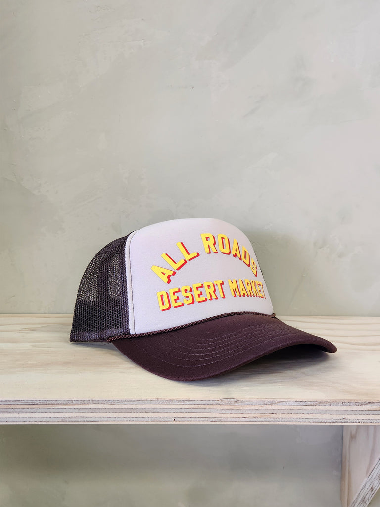 Desert Market Trucker Hat - Brown