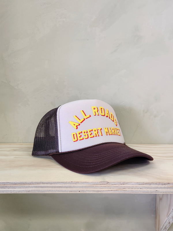Desert Market Trucker Hat - Brown