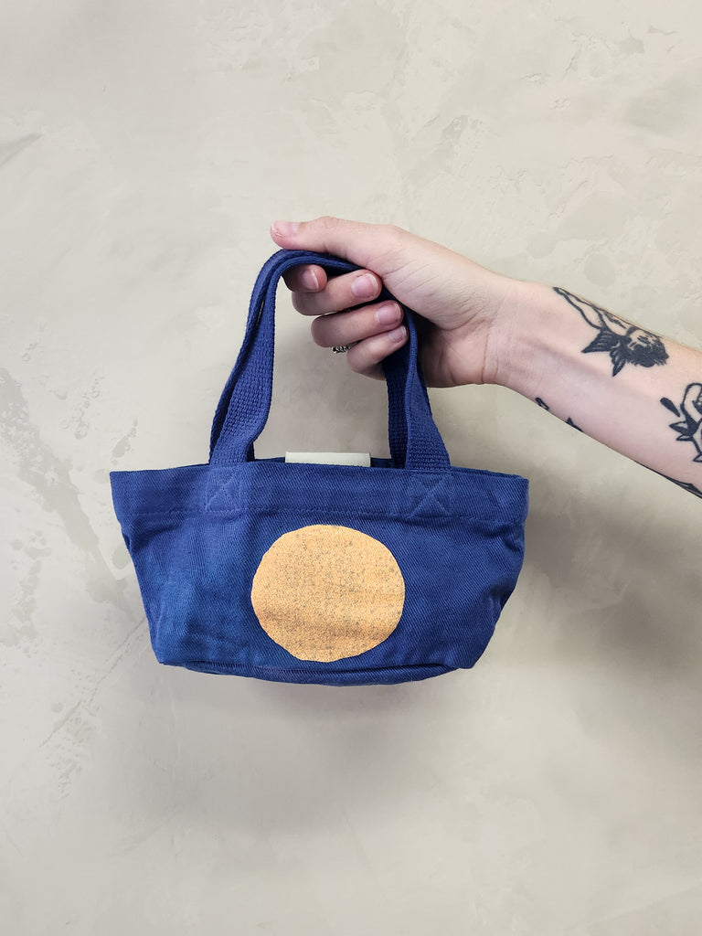 Teeny Circle Tote - Cobalt