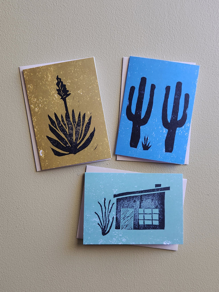 Desert Print Notecard