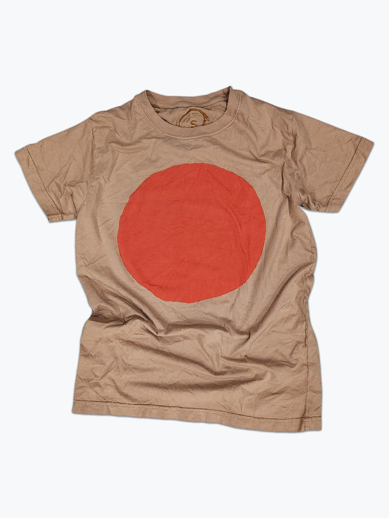 Circle Tee - Khaki Tomato