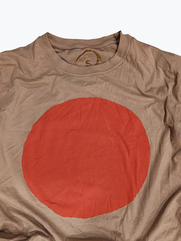 Circle Tee - Khaki Tomato