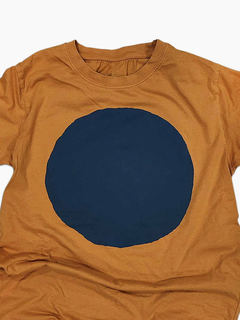 Circle Tee - Ochre Cobalt