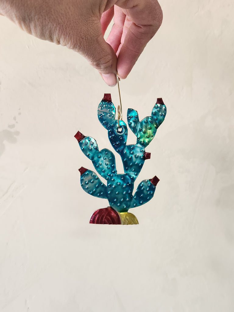 Tin Ornament - Prickly Pear