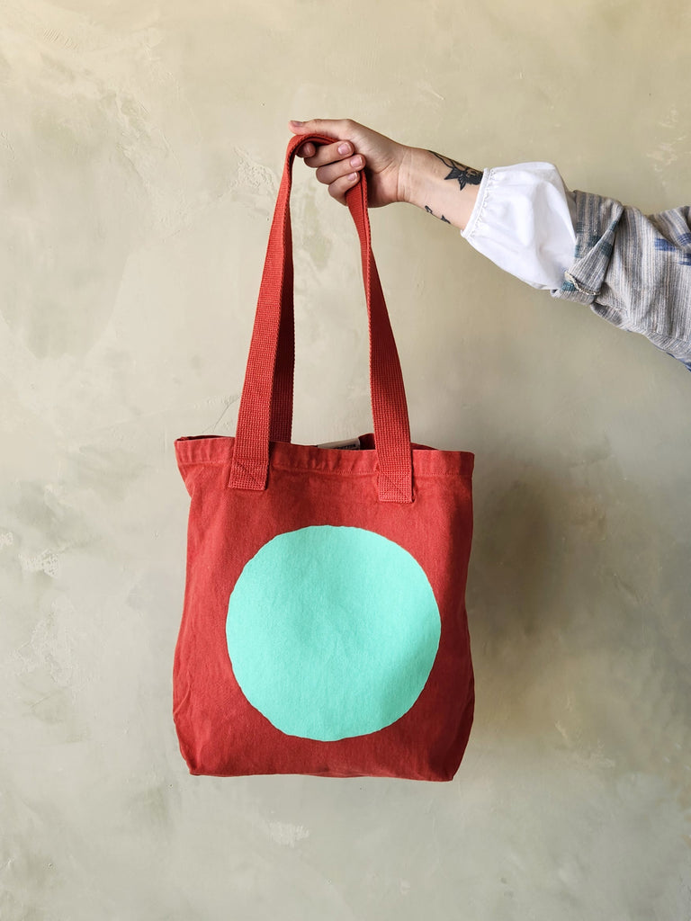 Circle tote bags best sale